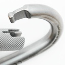KONG OVALONE CARBON RISE LOCK Steel Carabiner 10