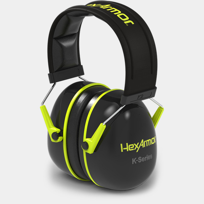 HexArmor K-Series K2 Earmuffs – 26 dB NRR