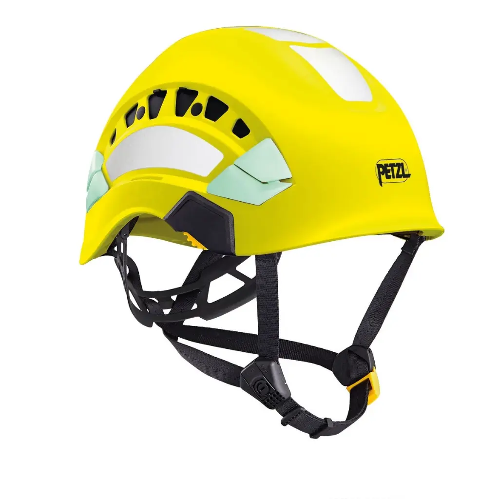 Petzl VERTEX VENT HI-VIZ Vented ANSI Type I Class C Helmet with Reflective Bands (Yellow)