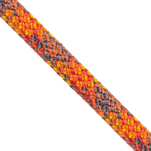 Samson Mercury 11 mm Static Climbing Rope – 120', 150', or 200' with Optional Sewn Eyes (120 Feet, No Termination)
