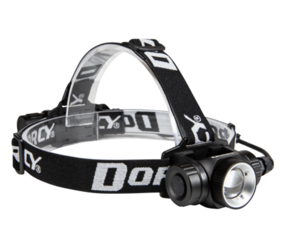 Dorcy Pro Rechargeable 1000-Lumen Headlamp – (3-Pack or Case of 24)