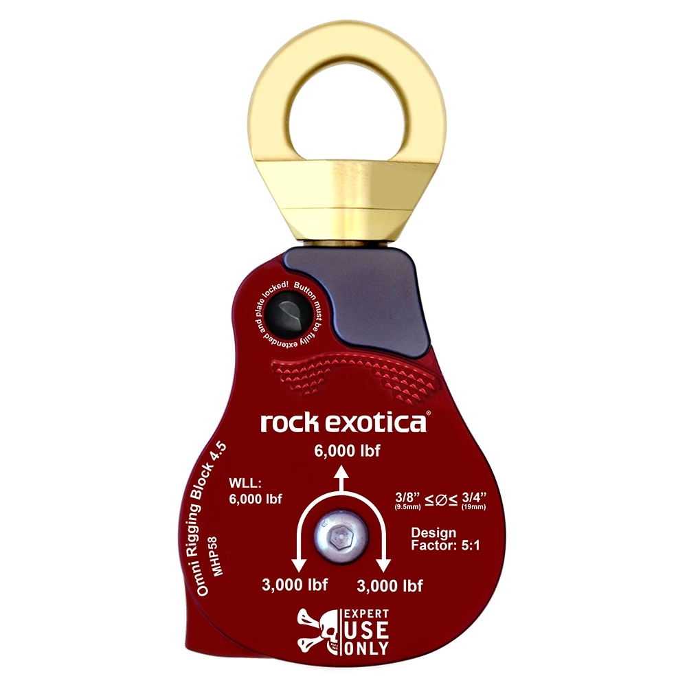 Rock Exotica 4.5" Jumbo Omni-Rigging Block