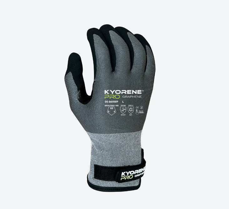 Armor Guys Kyorene Pro 00-869WP A6 Waterproof Cold Weather Cut Resistant Work Gloves – (12-Pack)