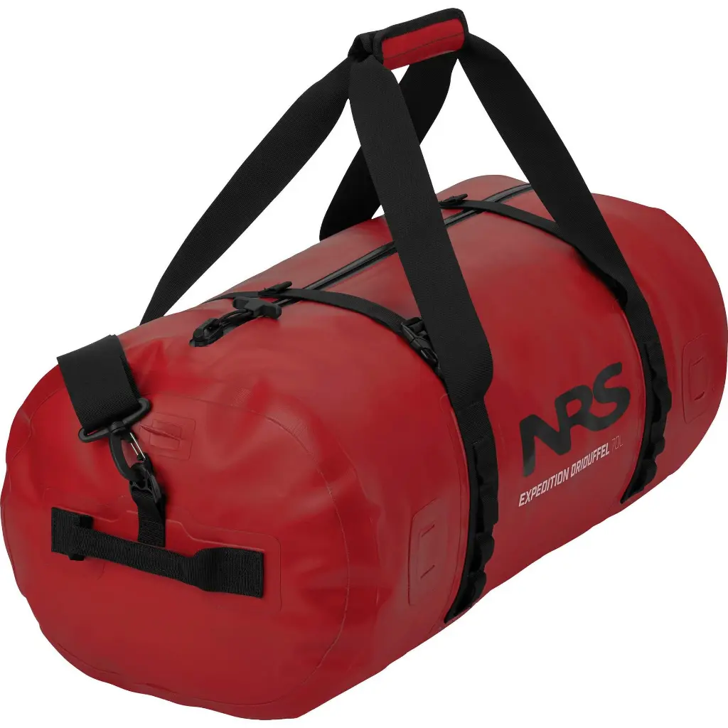 NRS Expedition DriDuffel Submersible Dry Bag – 12L, 35L, 70L or 105L (Salsa, S-M)