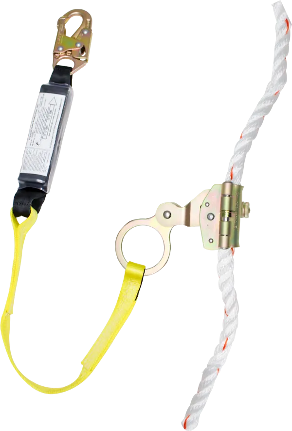 [V0-FC-1262A-3] FrenchCreek 1262A-3 Rope Grab with 3' Shock-Absorbing Lanyard