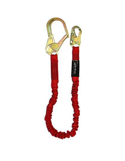 Elk River 35477 FLEX-NoPac 6' Energy-Absorbing Lanyard with Rebar Hook
