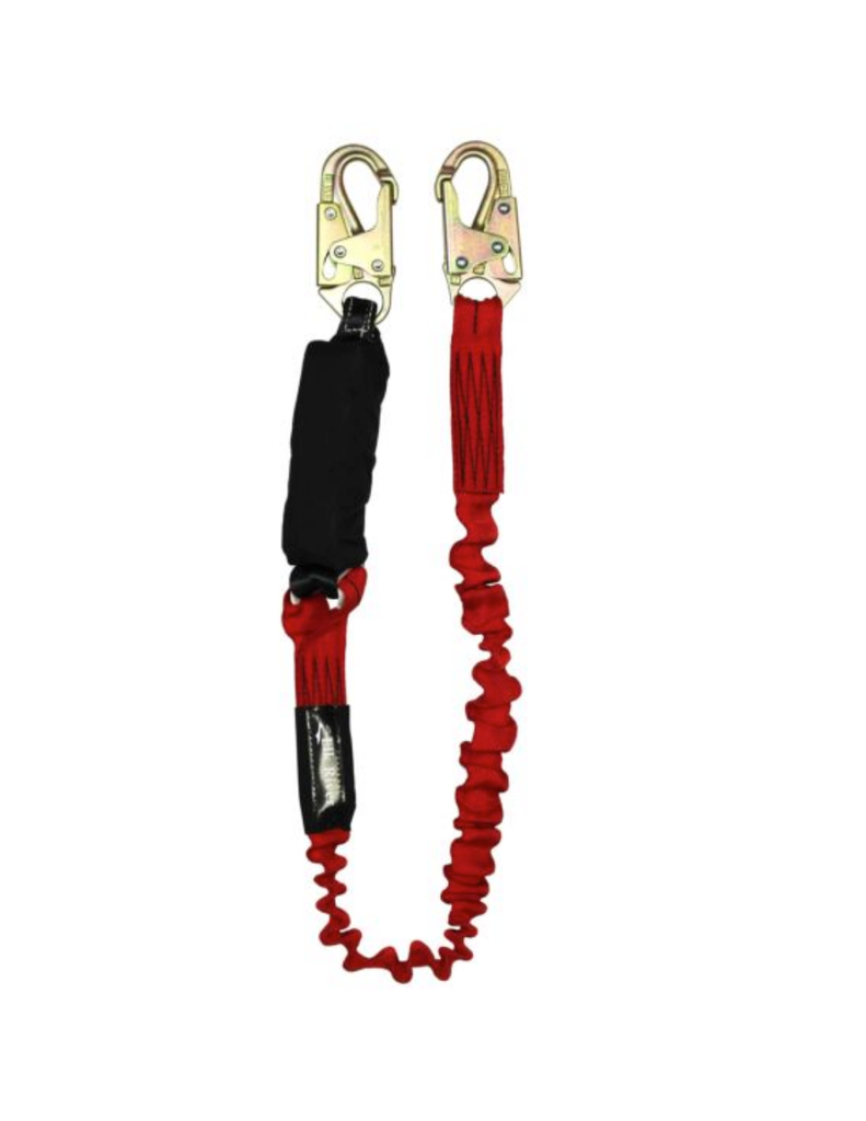 Elk River FLEX-Zorber 6' Energy-Absorbing Lanyard – Snap Hooks Each End