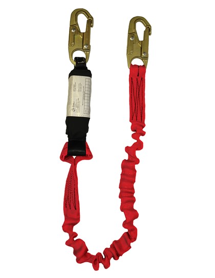 Elk River FLEX-Zorber 6' Energy-Absorbing Lanyard – Snap Hooks Each End