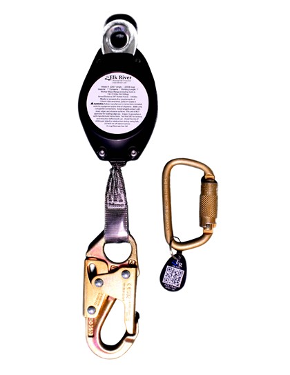 Elk River 7' Web Self-Retracting Lifeline – Dyneema Webbing, Aluminum Housing