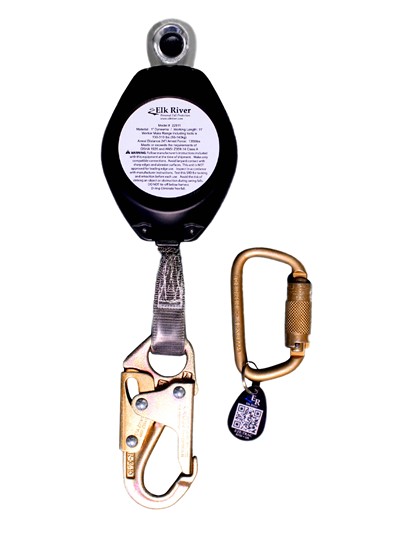 Elk River 11' Web Self-Retracting Lifeline – Dyneema Webbing, Aluminum Housing