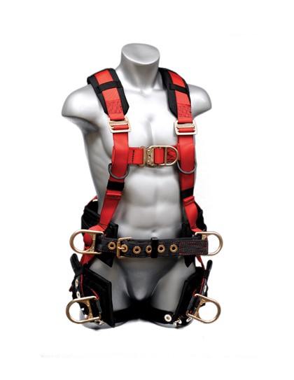 Elk River Eagle Tower LX Harness – 6 D-Ring, Integrated Waist Belt, Removable Tool Belt