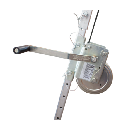 FrenchCreek MW50T Material Work Winch – 50 ft. Technora Synthetic Rope