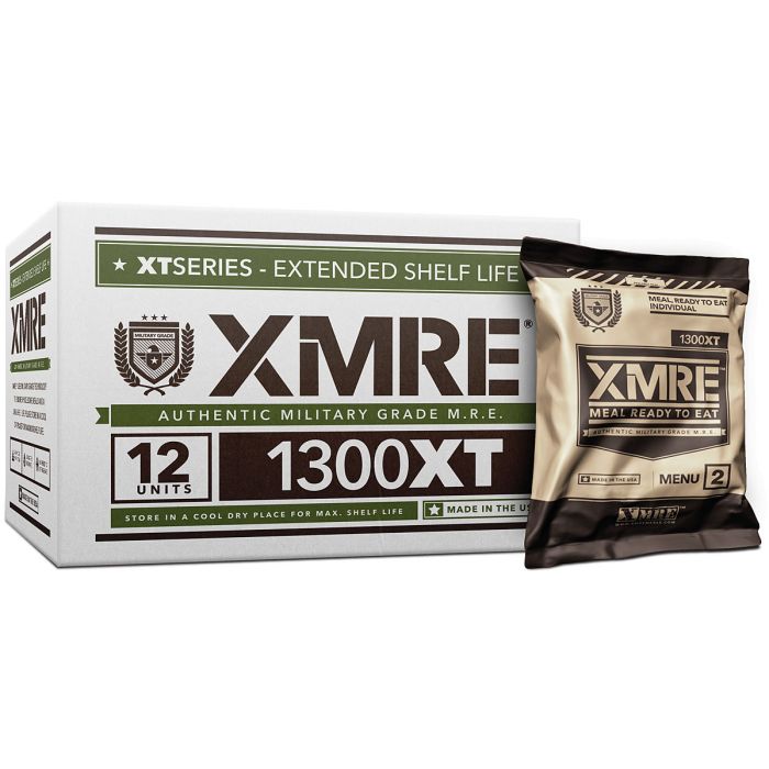 XMRE 1300XT Meals Ready to Eat (Case of 12 with Heaters)