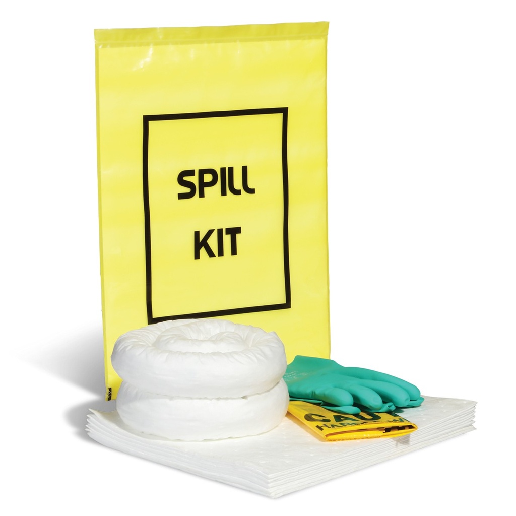 SpillTech Oil-Only Spill Kit | Grab-and-Go Bag | Absorbs 3.7 gal