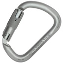 KONG X-LARGE CARBON RISE LOCK Steel Carabiner | 50 kN, Lunar White