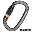 KONG I-OVALONE ALU AUTO BLOCK Carabiner | NFC Chip, 26 kN