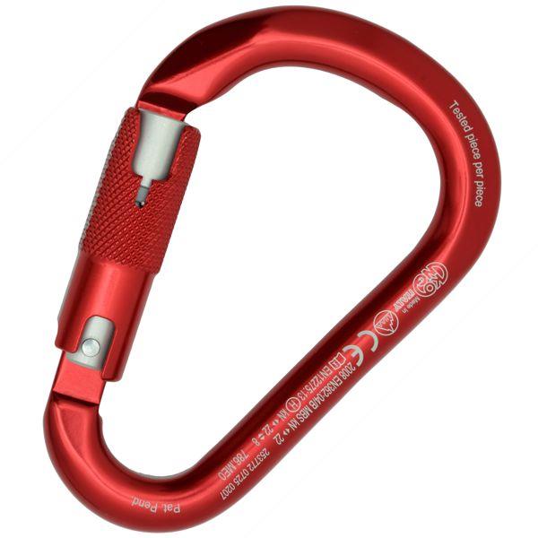 KONG HMS CLASSIC RISE LOCK Pear Carabiner | 22 kN Aluminum