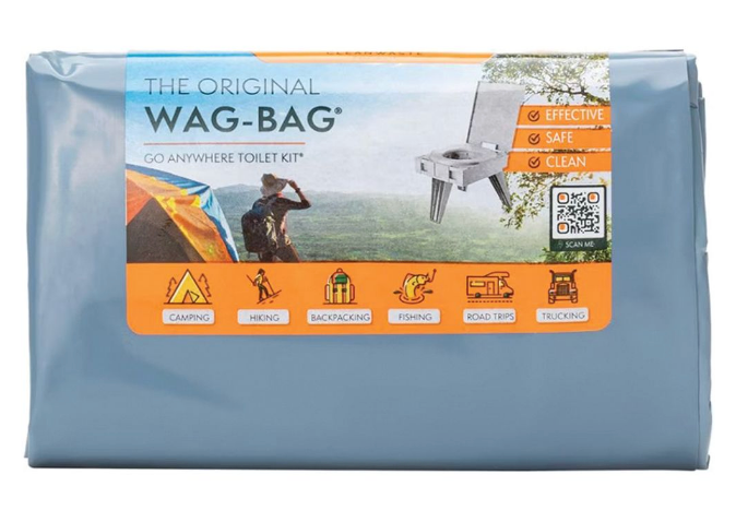 [VO-LM-358001] Cleanwaste Original WAG BAG Waste Kit - 12 & 100 Pack (12-Pack)