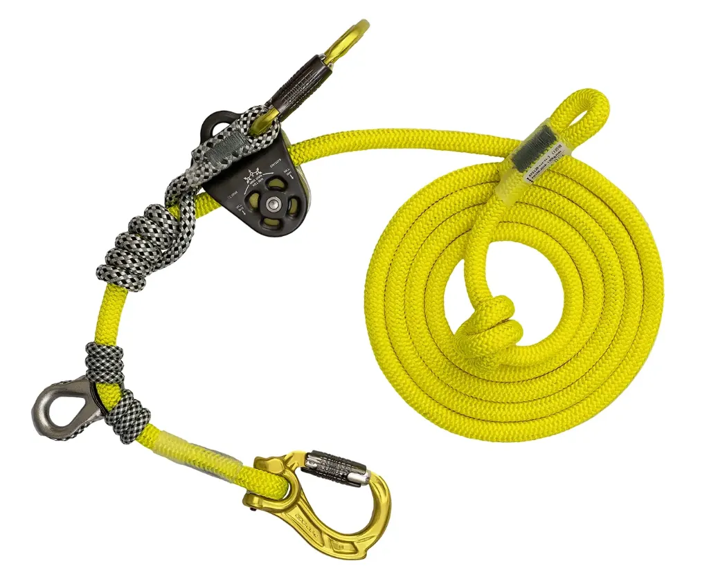 [VO-DMM-RPS128-DIR-YW-20] DMM Nomad Work Positioning Lanyard System (Nomad+ 12.8mm Lemon Yellow, 20m)