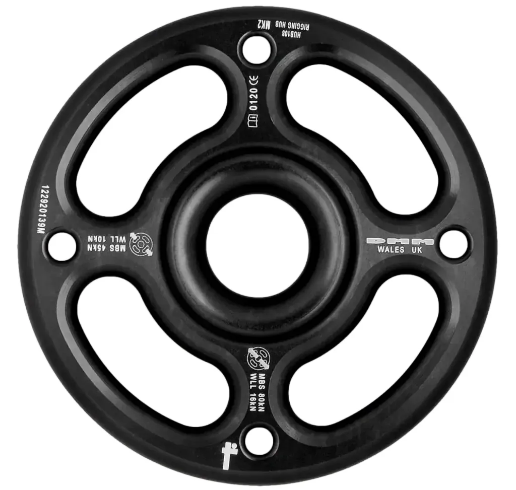 [VO-DMM-ARB-HUB108MG] DMM Rigging Hub (Small, Matt Grey)