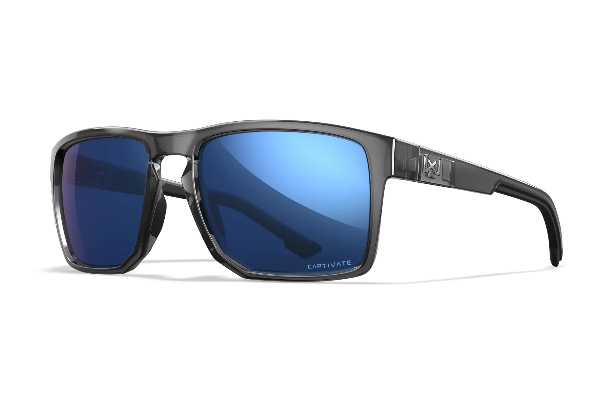 Wiley X WX Founder CAPTIVATE Polarized Safety Sunglasses (Bright Yellow)