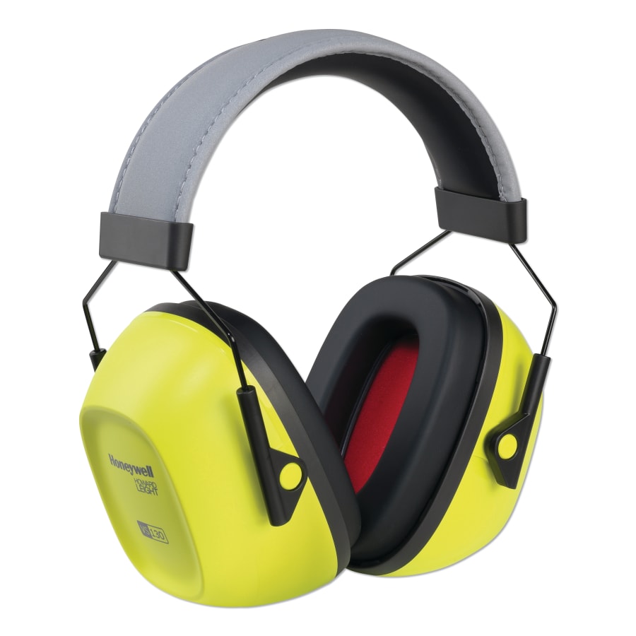 Howard Leight VeriShield 100 Series VS130HV Passive Earmuffs – 30 dB NRR / Hi-Viz Yellow