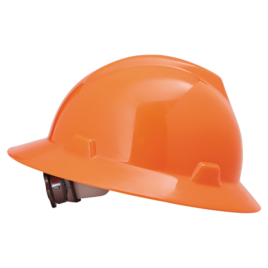 MSA V-Gard Full-Brim Hard Hat – Fas-Trac III Suspension / Multiple Colors