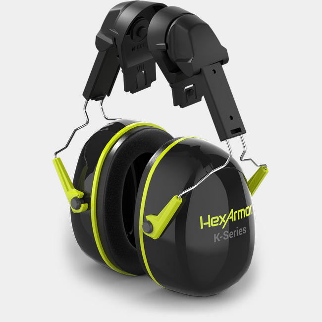 HexArmor K-Series Ceros K2C Helmet-Mounted Earmuffs